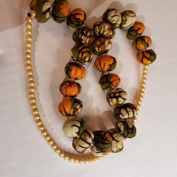 Fabric necklace j350 - Picture 4 of 6